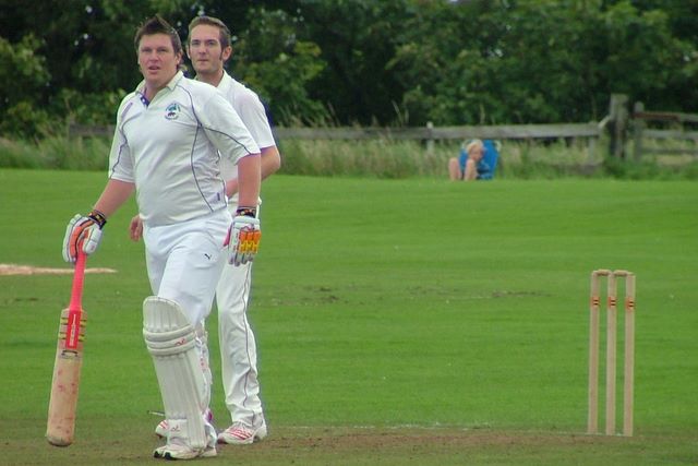 Chris, a small in a tour shirt, somewhat eclipsed by Berwick\'s skipper.