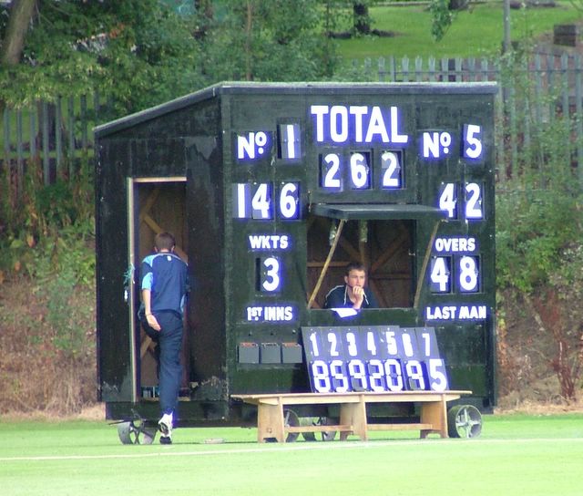 \"The fastest scoreboard I\'ve ever seen\" John Holder. Did you know he\'s umpired at Lords?
