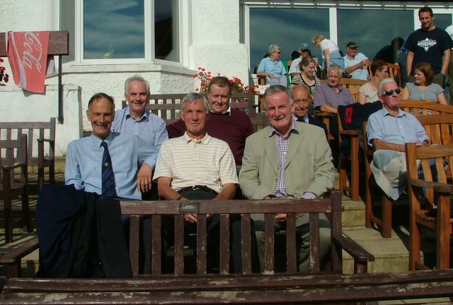 Five members of the 1968 Rowan Cup winning side, plus Jimmy
