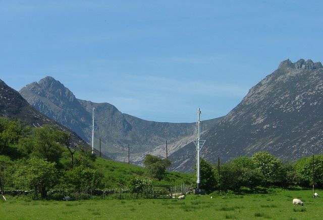 Is it a shinty pitch? Is it McKay's croft? No! It's Sannox CC's home ground. Wisden Cricket's Second Most Scenic Ground.