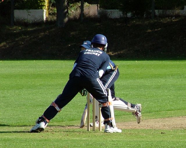 Yes got him! You really could make a nice montage of those 3 shots. Add in the 2 of Fritzy getting bowled from previous matches and that would be a lovely montage! Print it out. Frame it. And stick it up at New Anniesland!