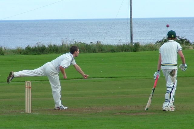 Shez, giving it less air than the \"seamer\" Andy.