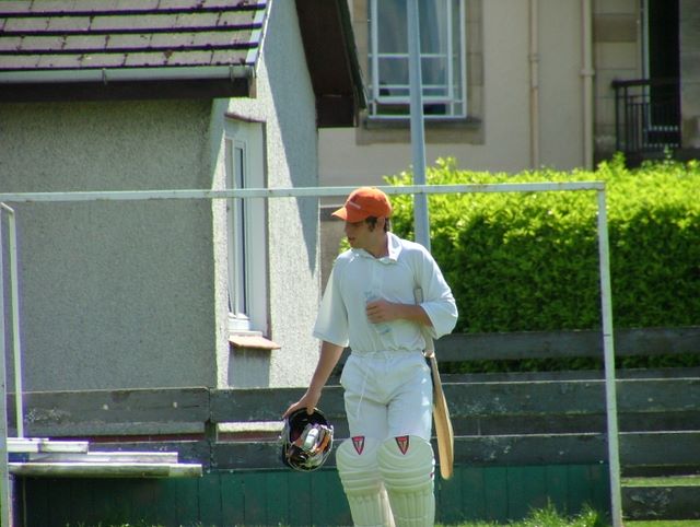Roddy awards himself the orange cap in preparation for him scoring some runs in 2008