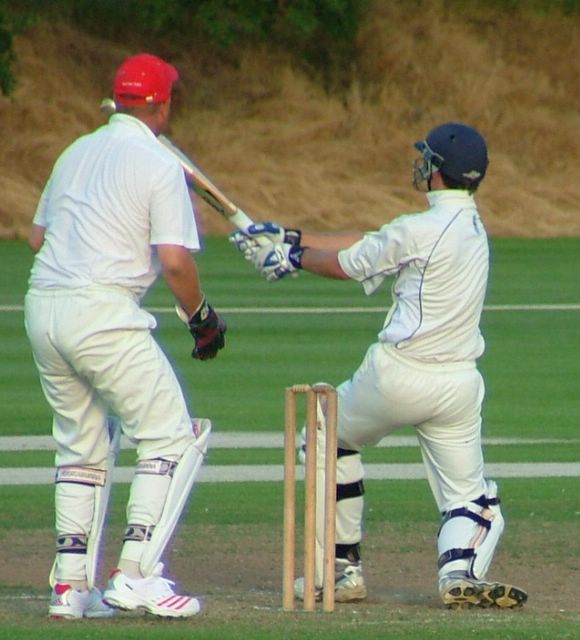 I\'m not entirely sure this shot appears in the \"Cricket Shot Handbook\"
