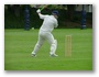 Ross Paton demonstrates that the 3rd XI like to innovate when batting.